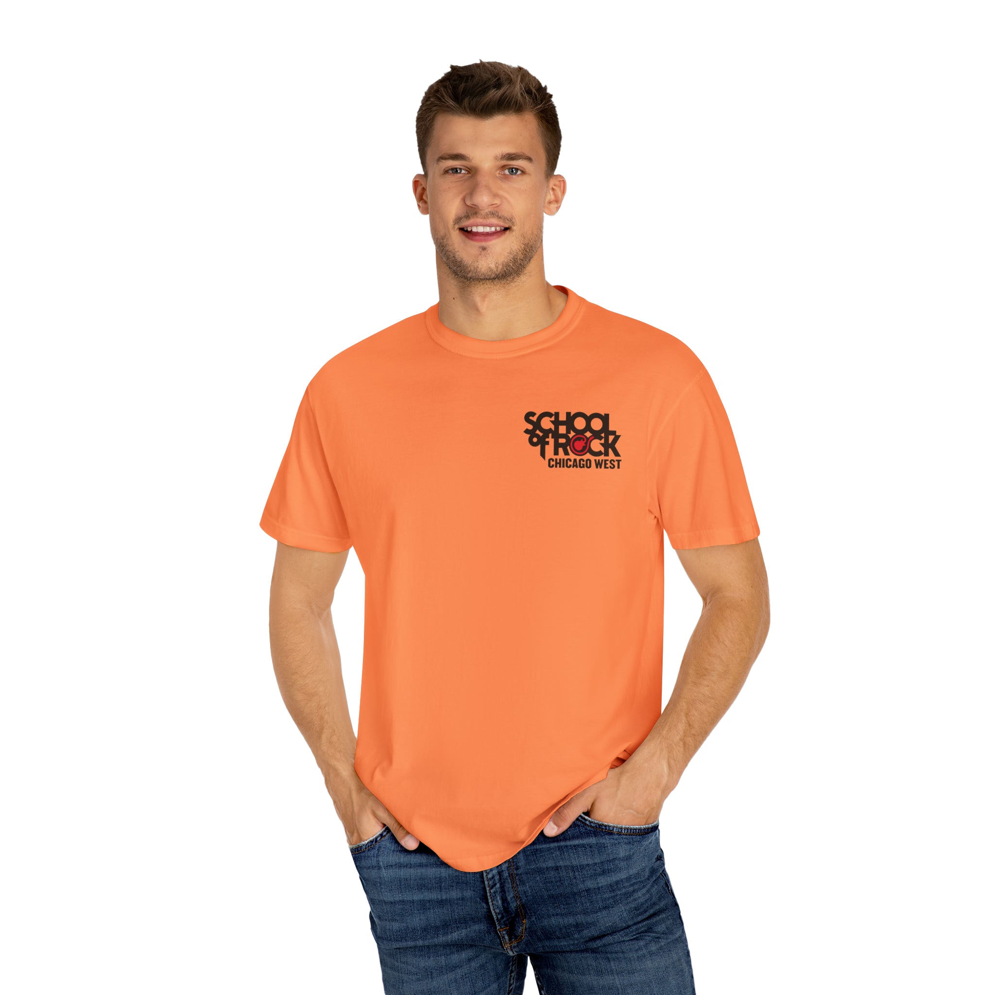 School of Rock Chicago West Comfort Colors Garment Dyed T-shirt