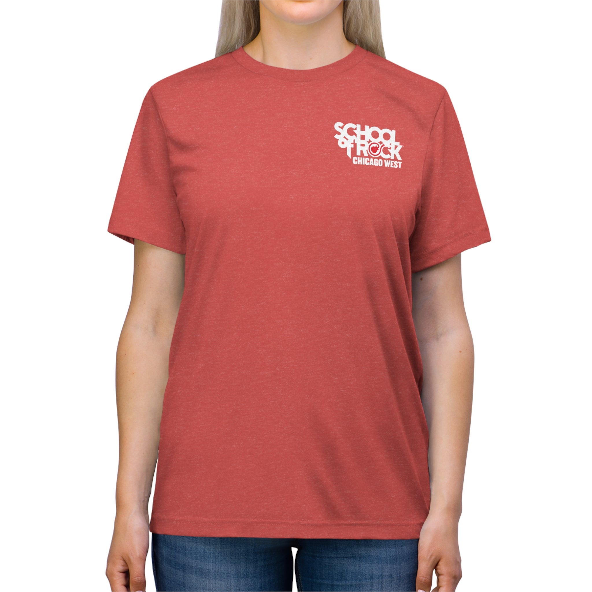 School of Rock Chicago West - Unisex Tri-blend Tee