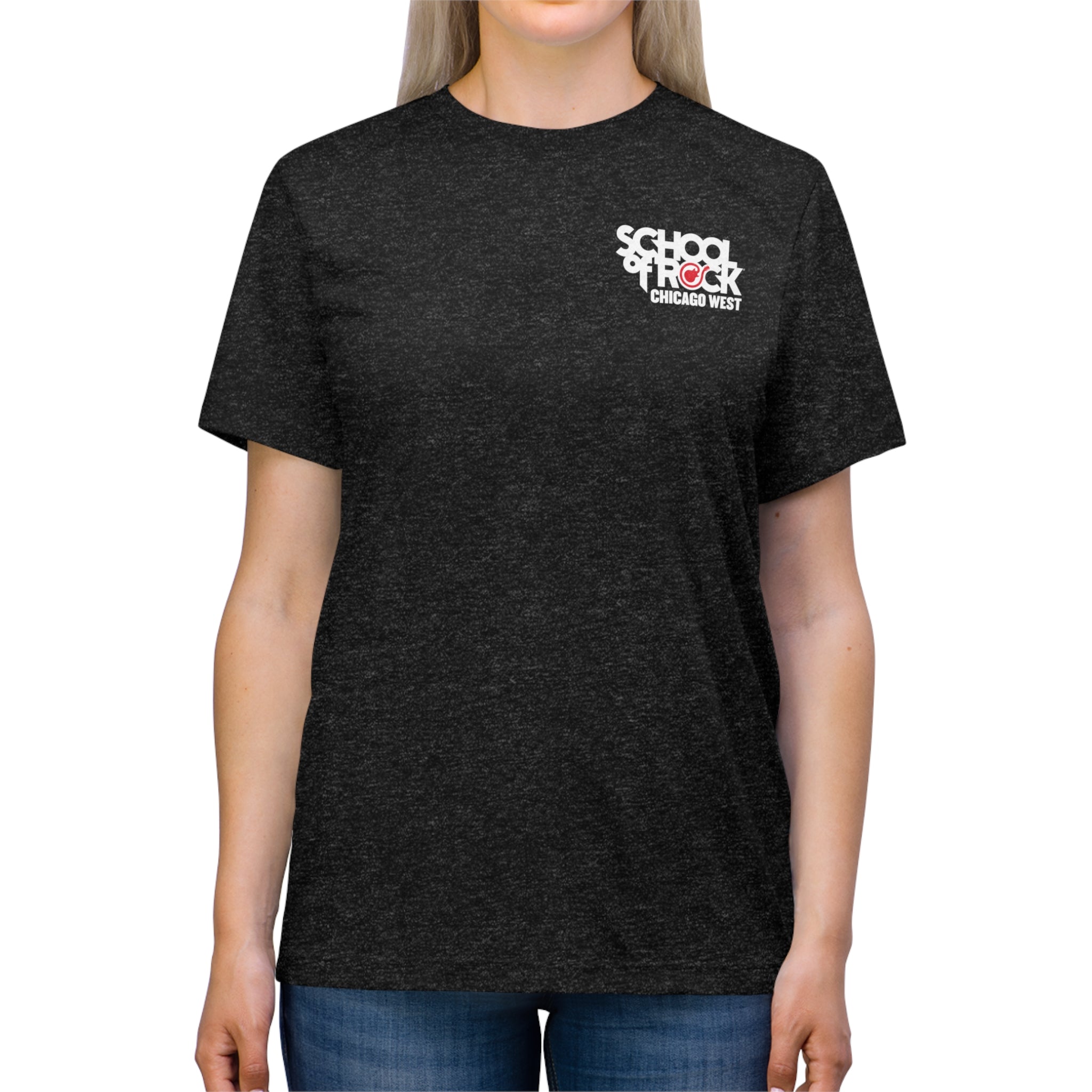 School of Rock Chicago West - Unisex Tri-blend Tee