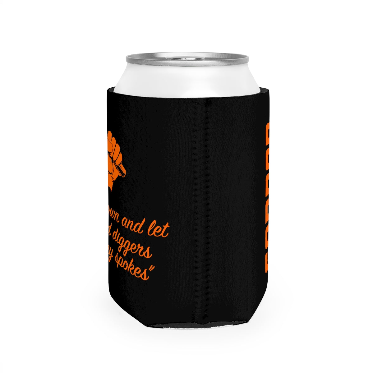 My Spokes Can Cooler Sleeve on black