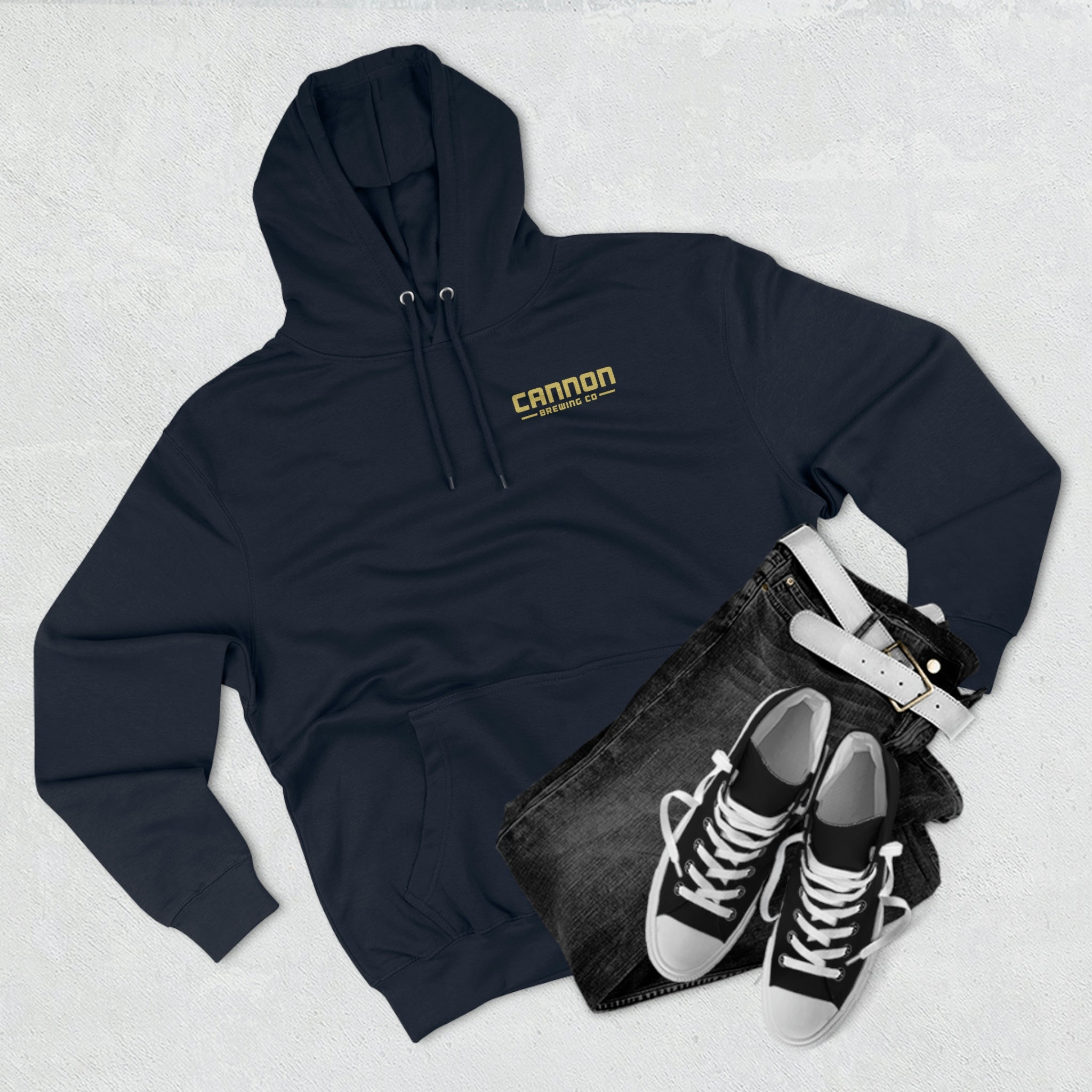 Cannon Logo Gold 80% cotton medium-heavy Pullover Hoodie