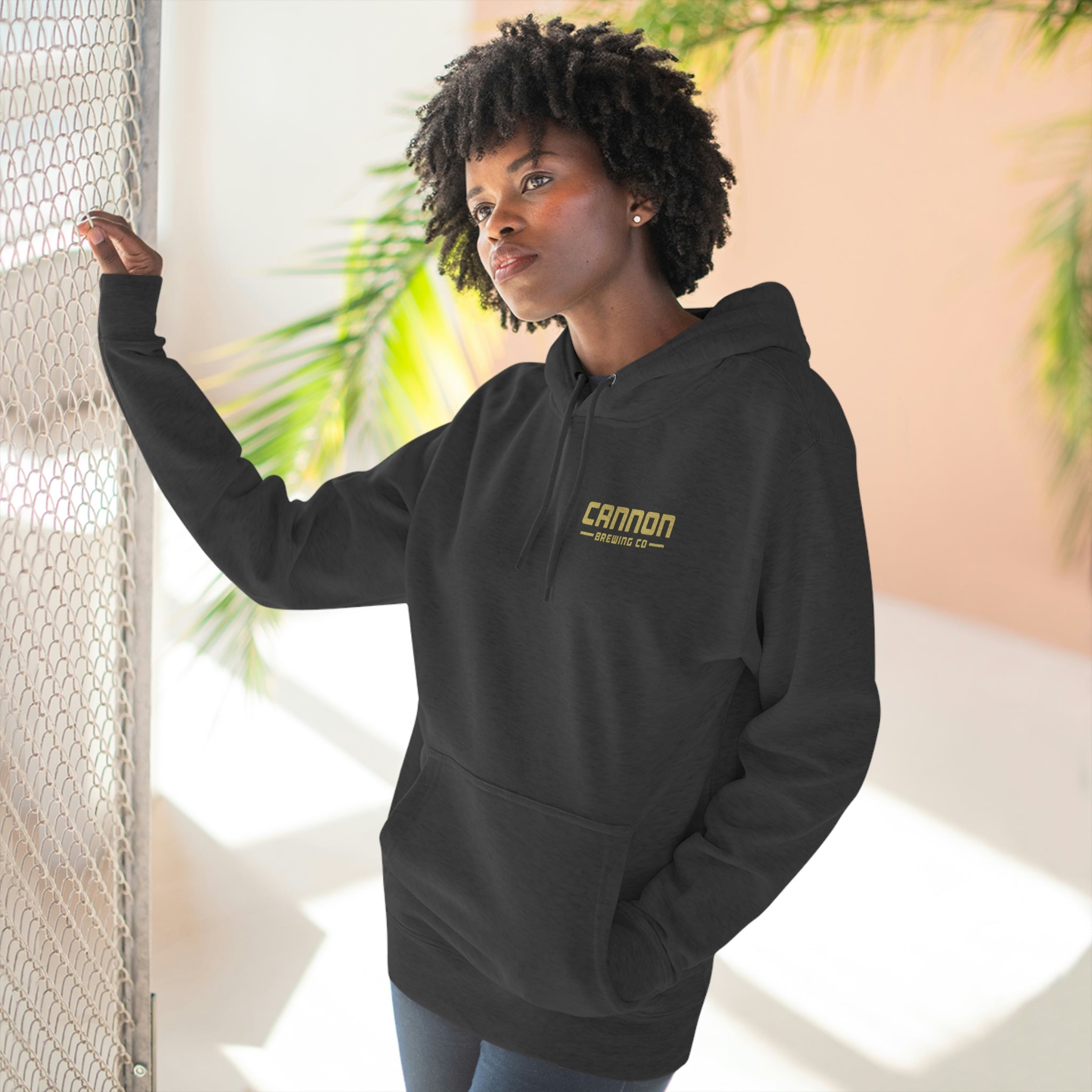 Cannon Logo Gold 80% cotton medium-heavy Pullover Hoodie