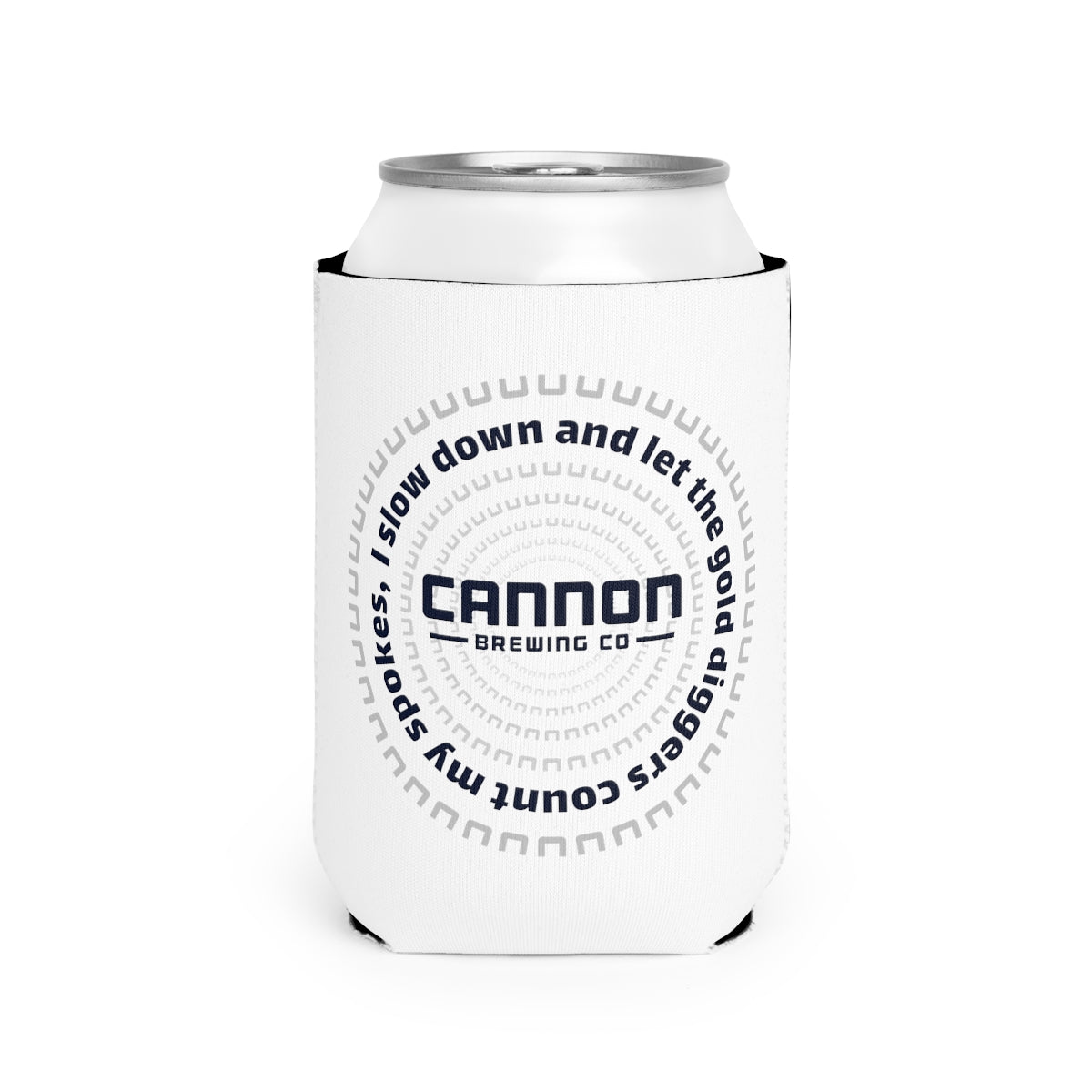 Can Cooler Sleeve on white