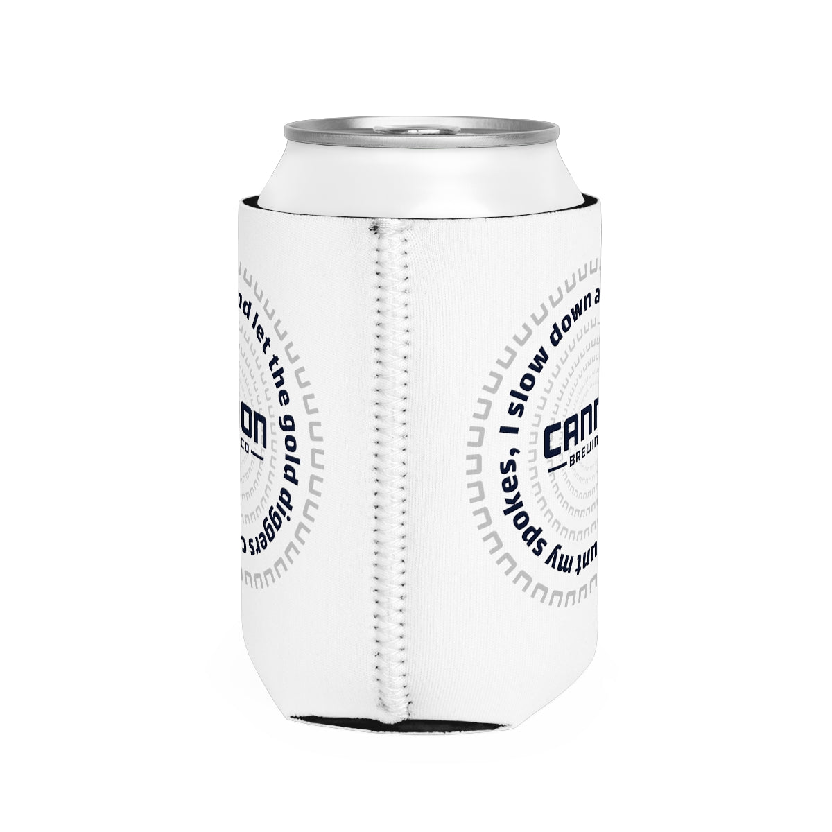 Can Cooler Sleeve on white