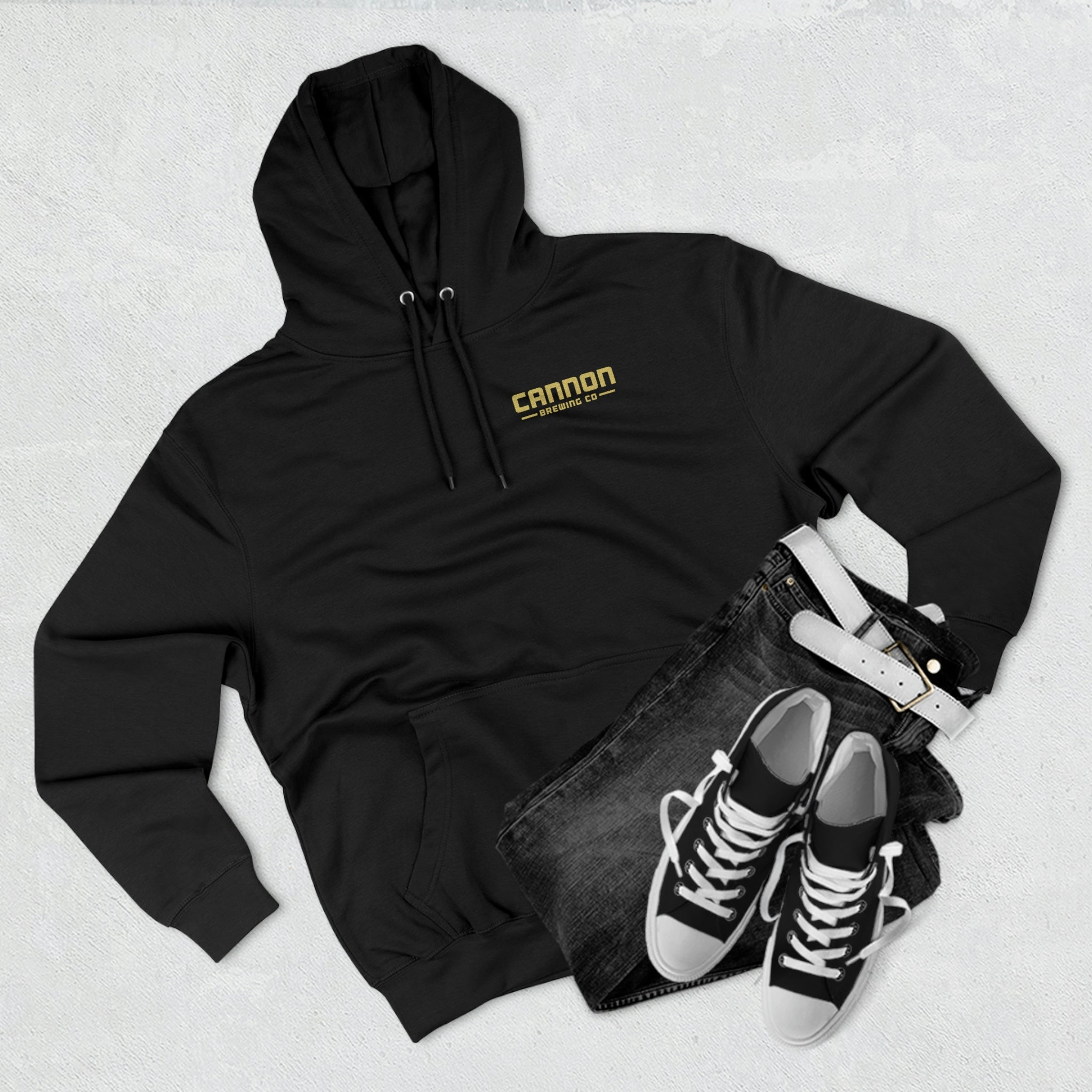 Cannon Logo Gold 80% cotton medium-heavy Pullover Hoodie