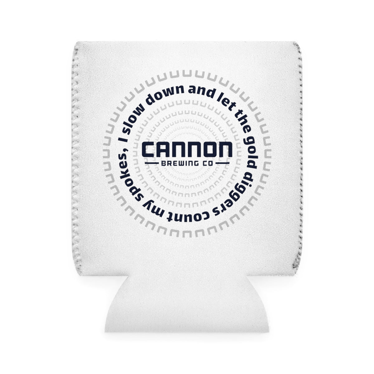 Can Cooler Sleeve on white