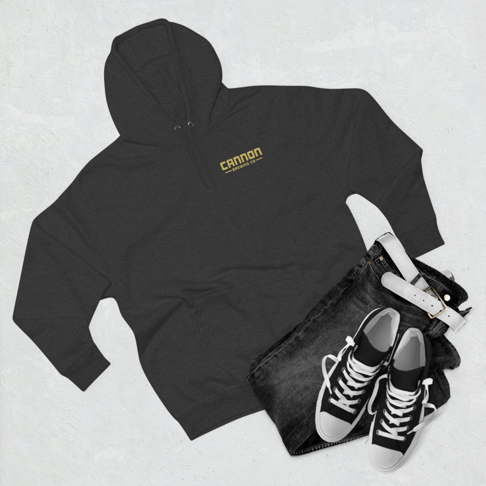 Cannon Logo Gold 80% cotton medium-heavy Pullover Hoodie