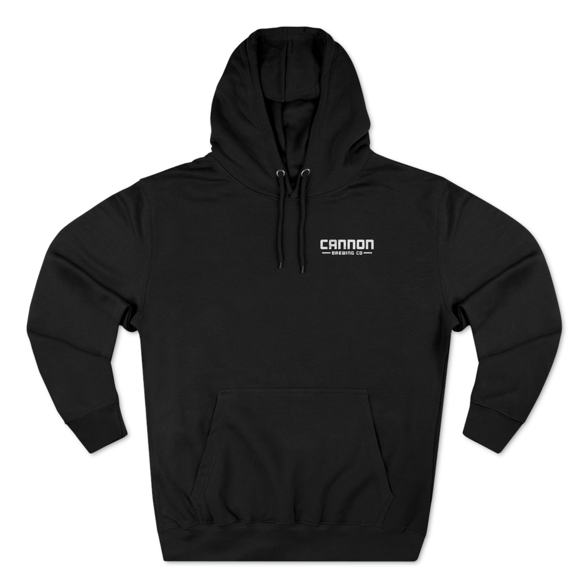Cannon - white on dark or gray on white - 80% cotton medium-heavy pullover hoodie