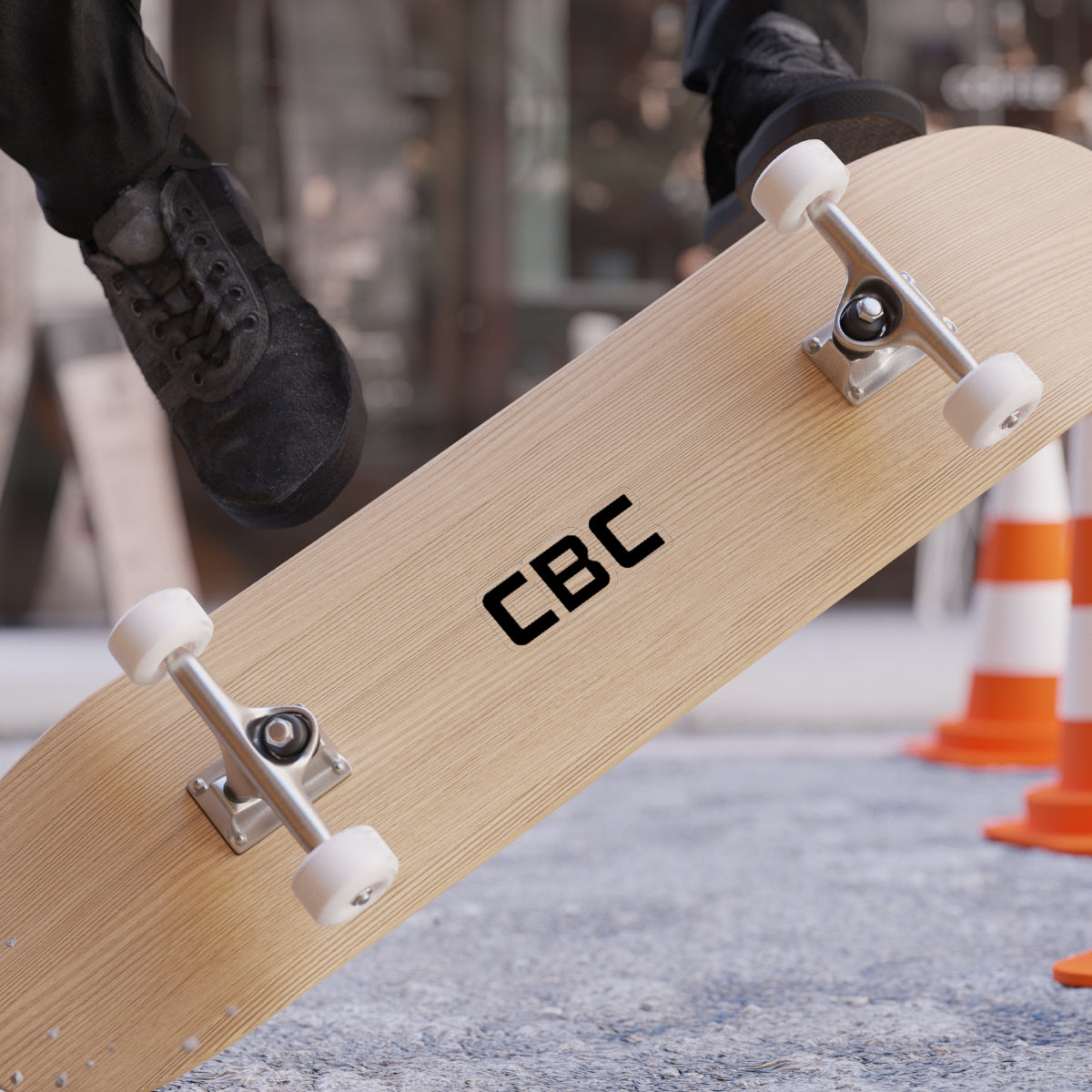 CBC Transparent Outdoor Stickern Die-Cut, 1pcs